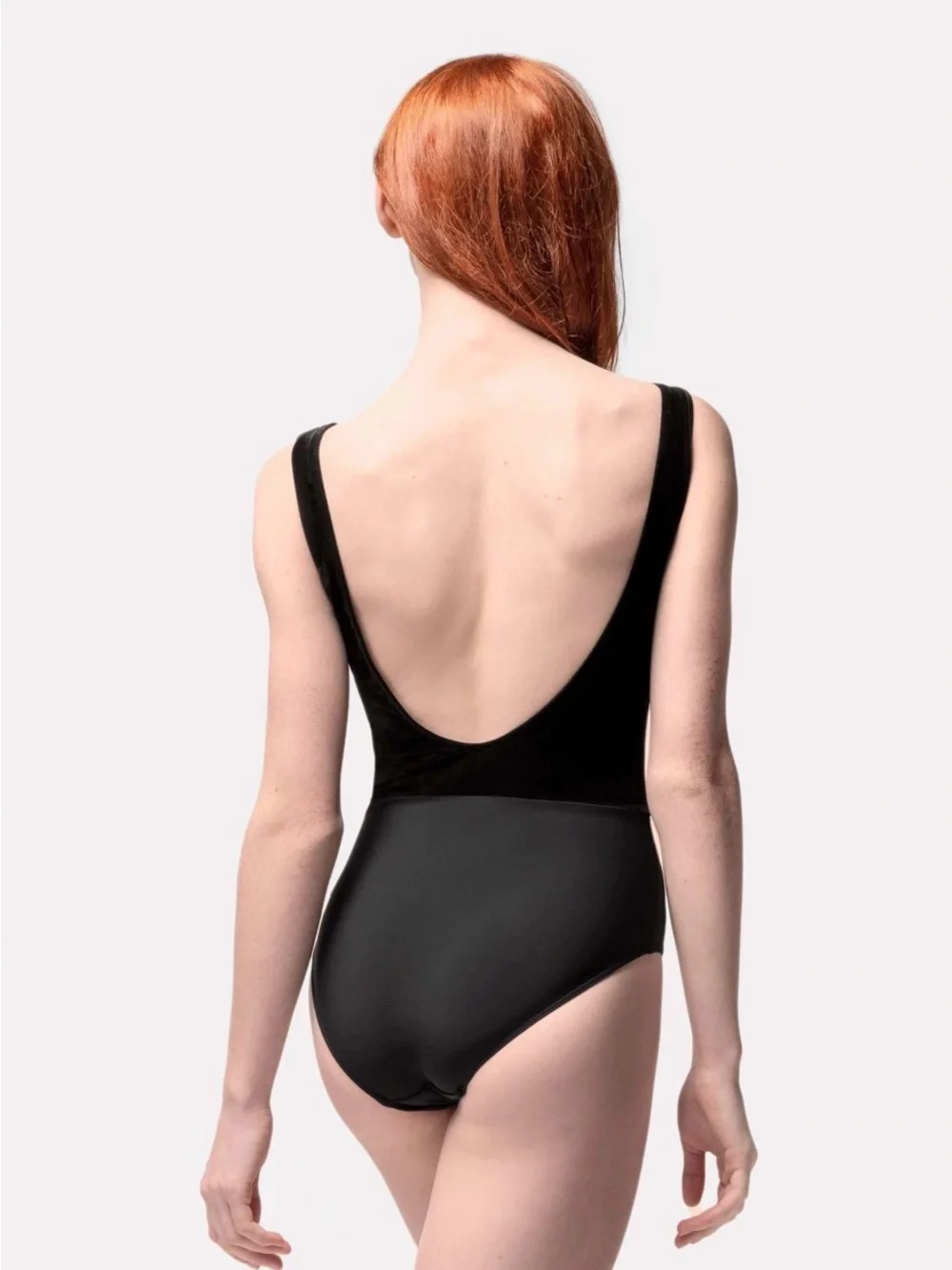 Eleve Dancewear Black Velvet Allison Leotard